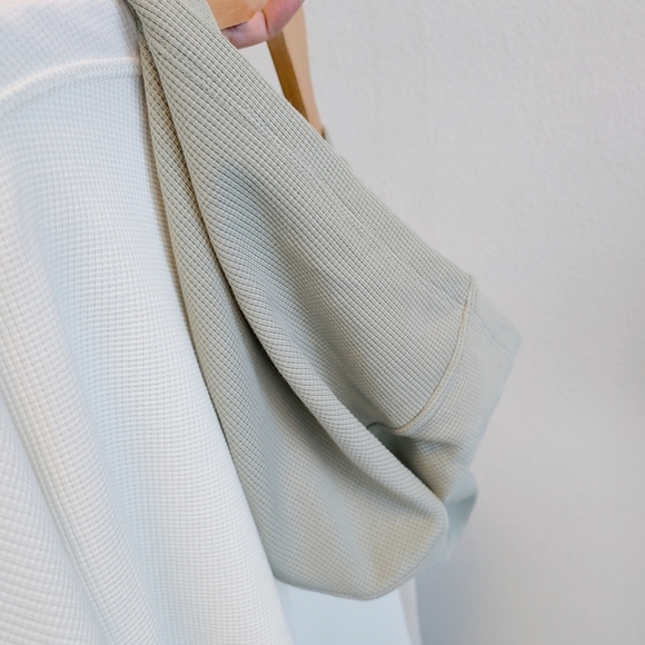 Sweaty Betty X Halle Berry Nakano Waffle Hoodie Sz L Athleisure Colorblock - Picture 8 of 13